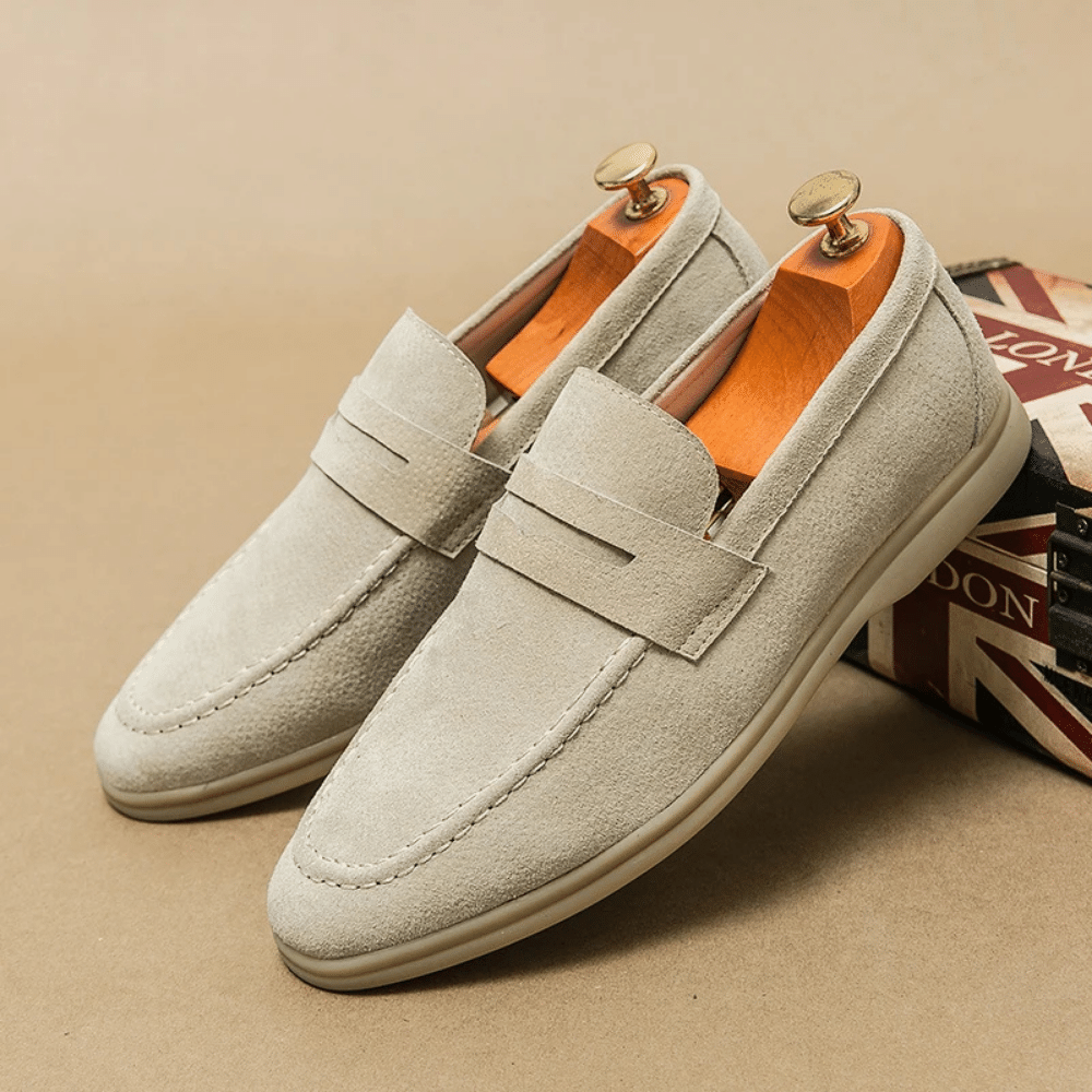 Leder Mokassin Slipper für Herren Liverpool Verno