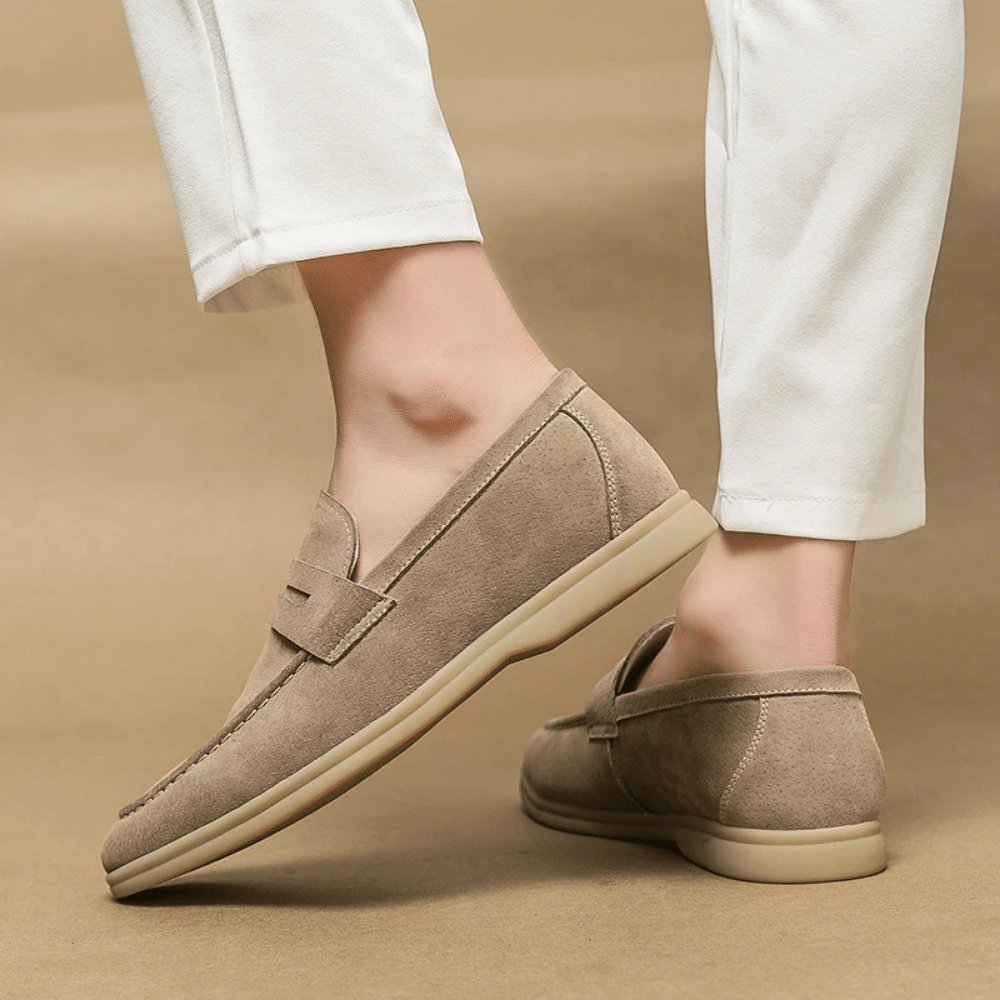 Leder Mokassin Slipper für Herren Liverpool Verno