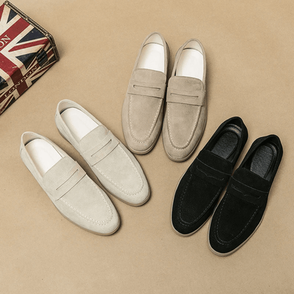 Leder Mokassin Slipper für Herren Liverpool Verno