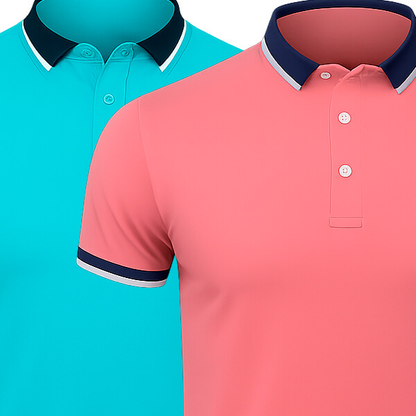 [KAUFE 1, ERHALTE 2] 2er-Pack Essentielle Poloshirts