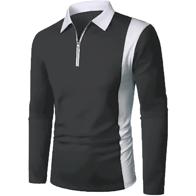 Herren Langarm-Polohemd Padrony Verno